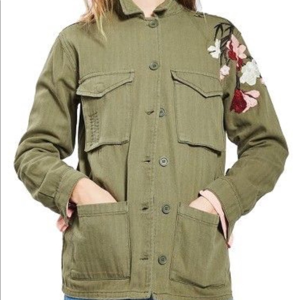 Topshop Embroidered Jacket - Picture 4 of 5